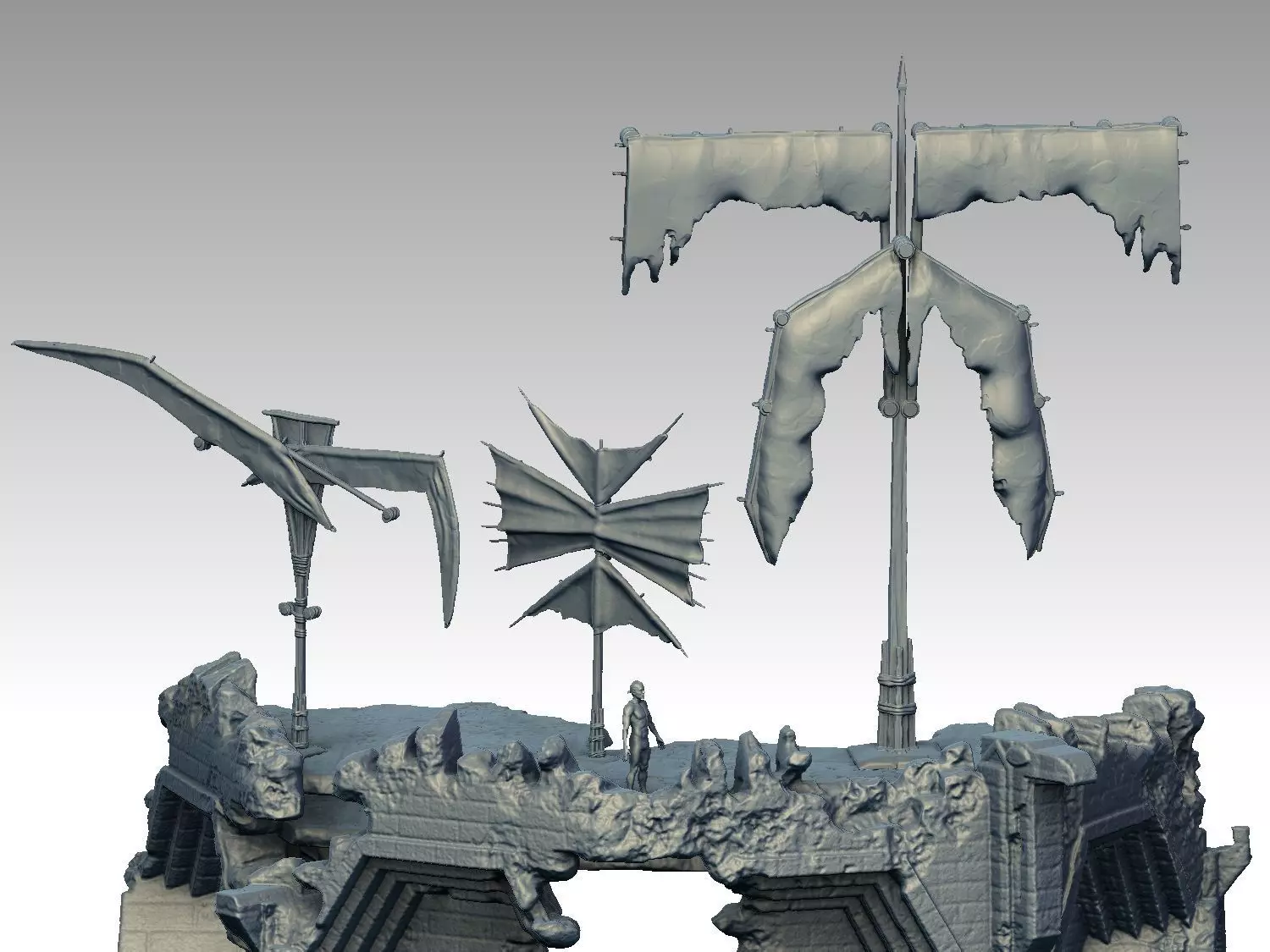 RAVENHILL SIGNALS PACK - COMMAND THE BATTLE 3D print model_0