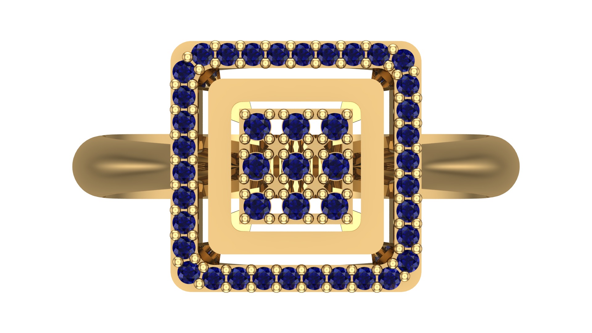 NEW RING COLLECTION WITH STONE-MR15- 3D print model_1