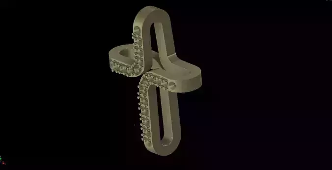 Floating Cross Pendant