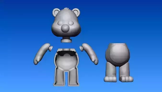 CARE BEARS ACTION FIGURE OSOS FIGURA 3D print model