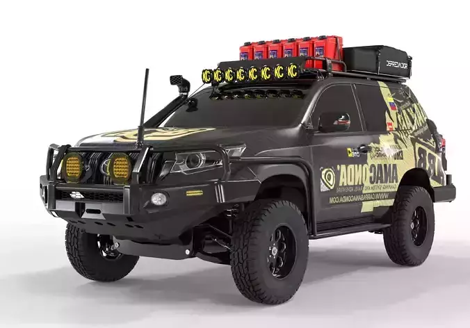 Toyota Prado 2018 ARB  3D model