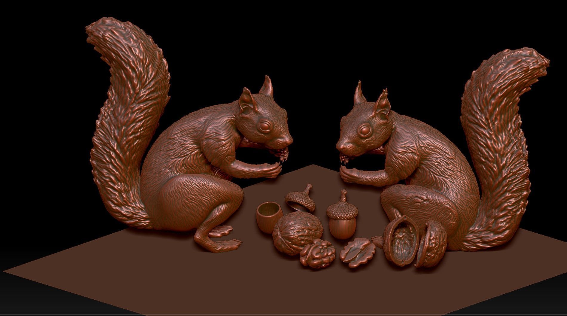 squirrel 3D print model_2