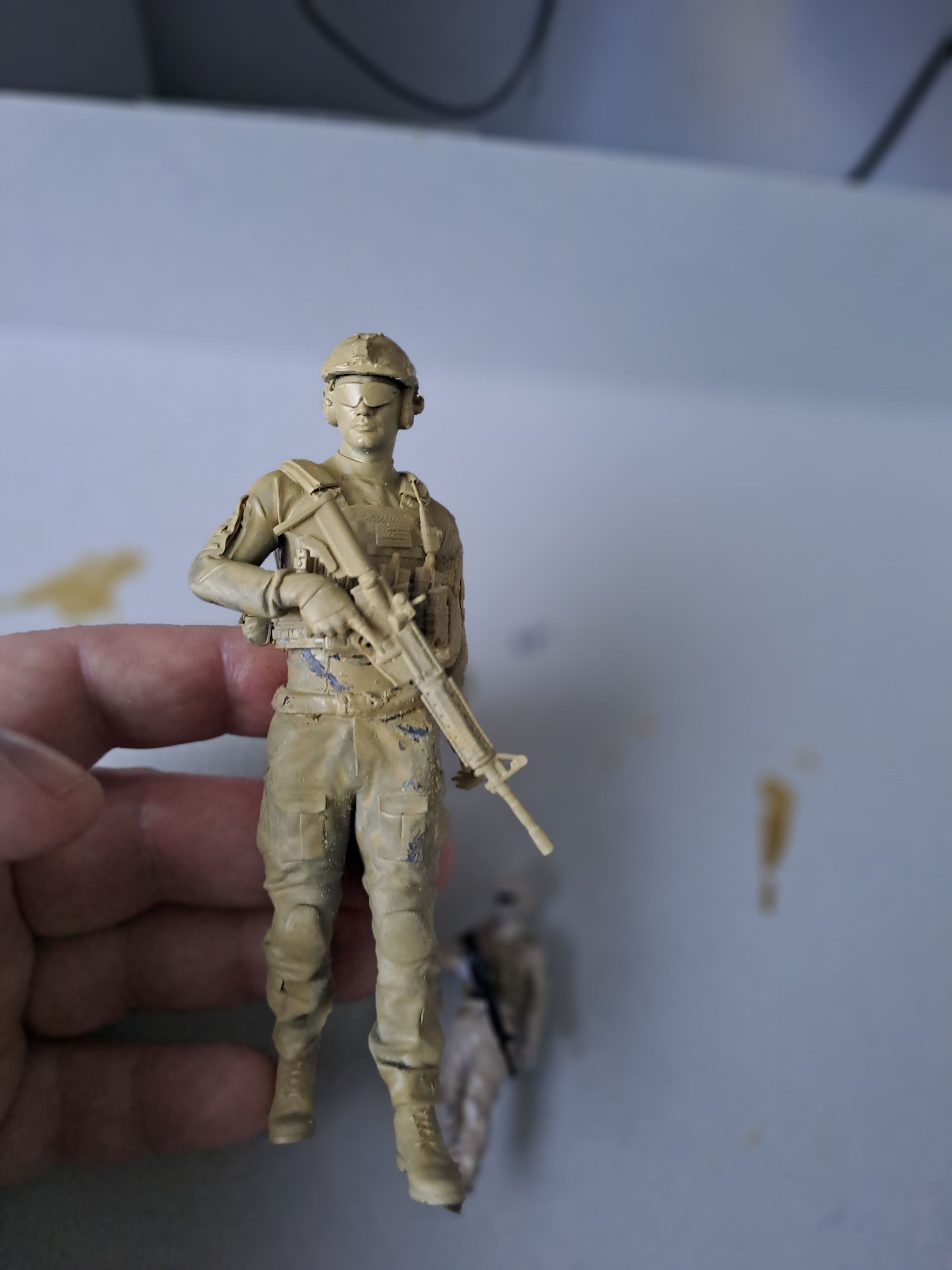 SOLDADO FUERZAS ESPECIALES AMERICANO ANDANDO V5 3D print model_2