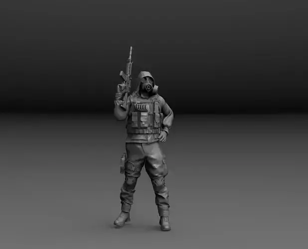 SOLDADO MODERNO TOXICO 3D print model