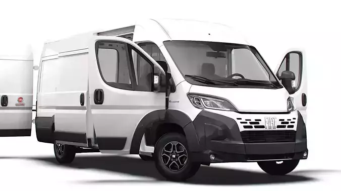 Fiat e Ducato Van L4H2 HQ Interior 2025