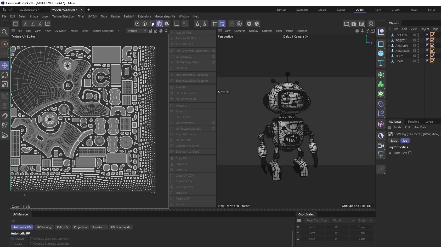 HOME ROBOT Low-poly 3D model_10
