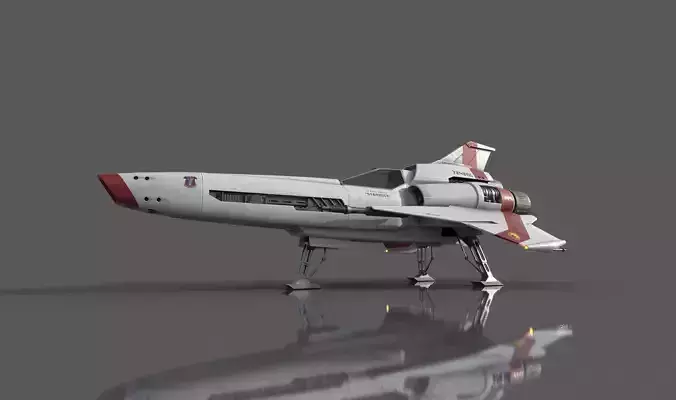 Viper Mk2 fan art Low-poly 3D model