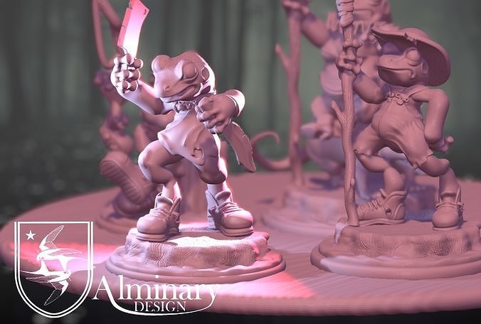 Bulluwugs - Tabletop Miniatures 3D print model