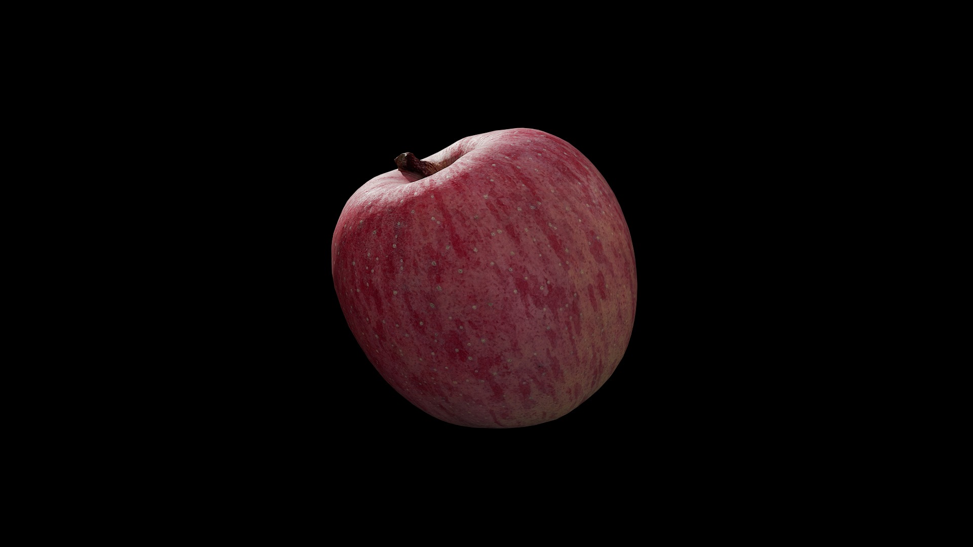 Anydrafts Apple 08 Low-poly 3D model_2