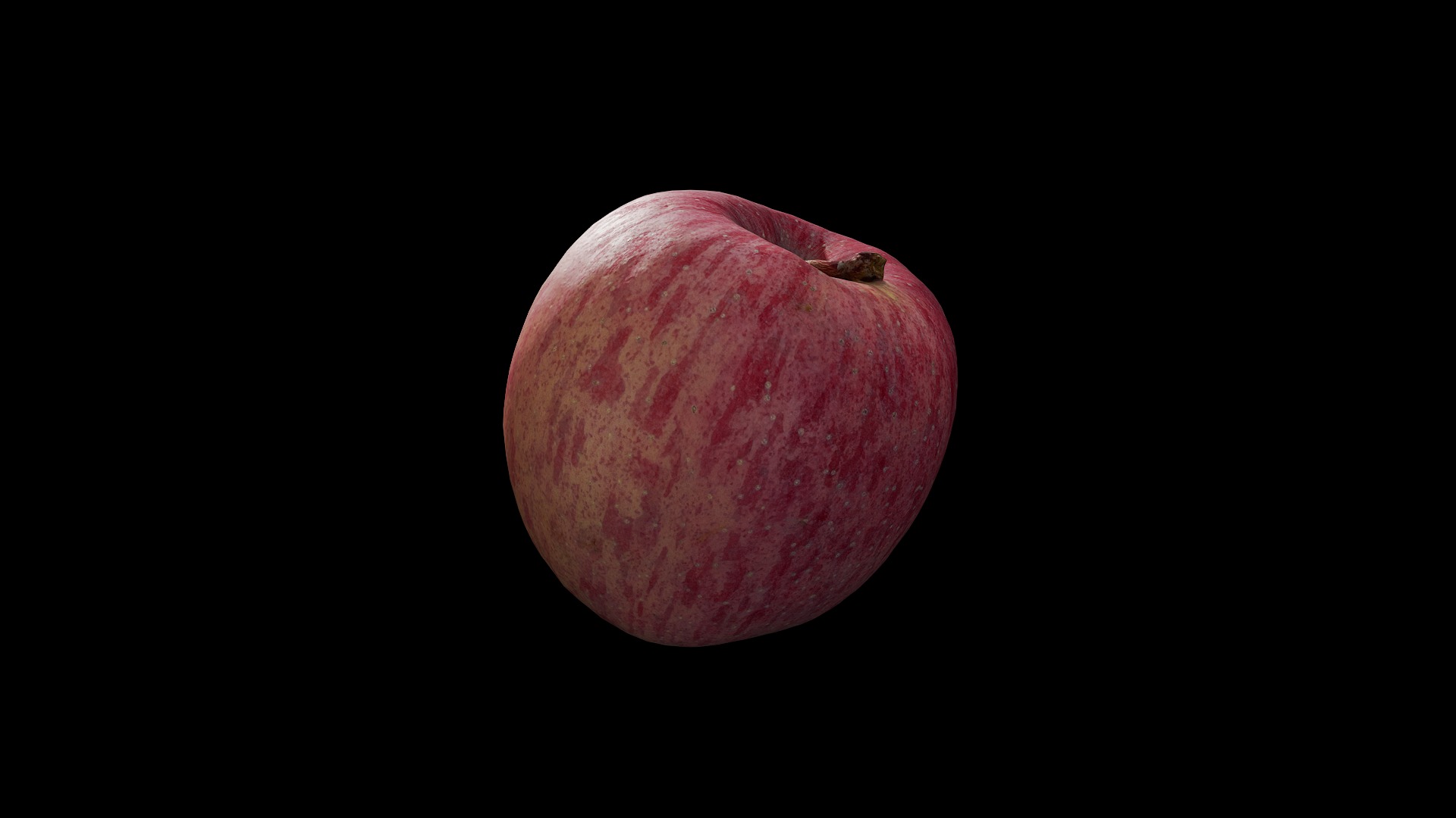 Anydrafts Apple 08 Low-poly 3D model_5