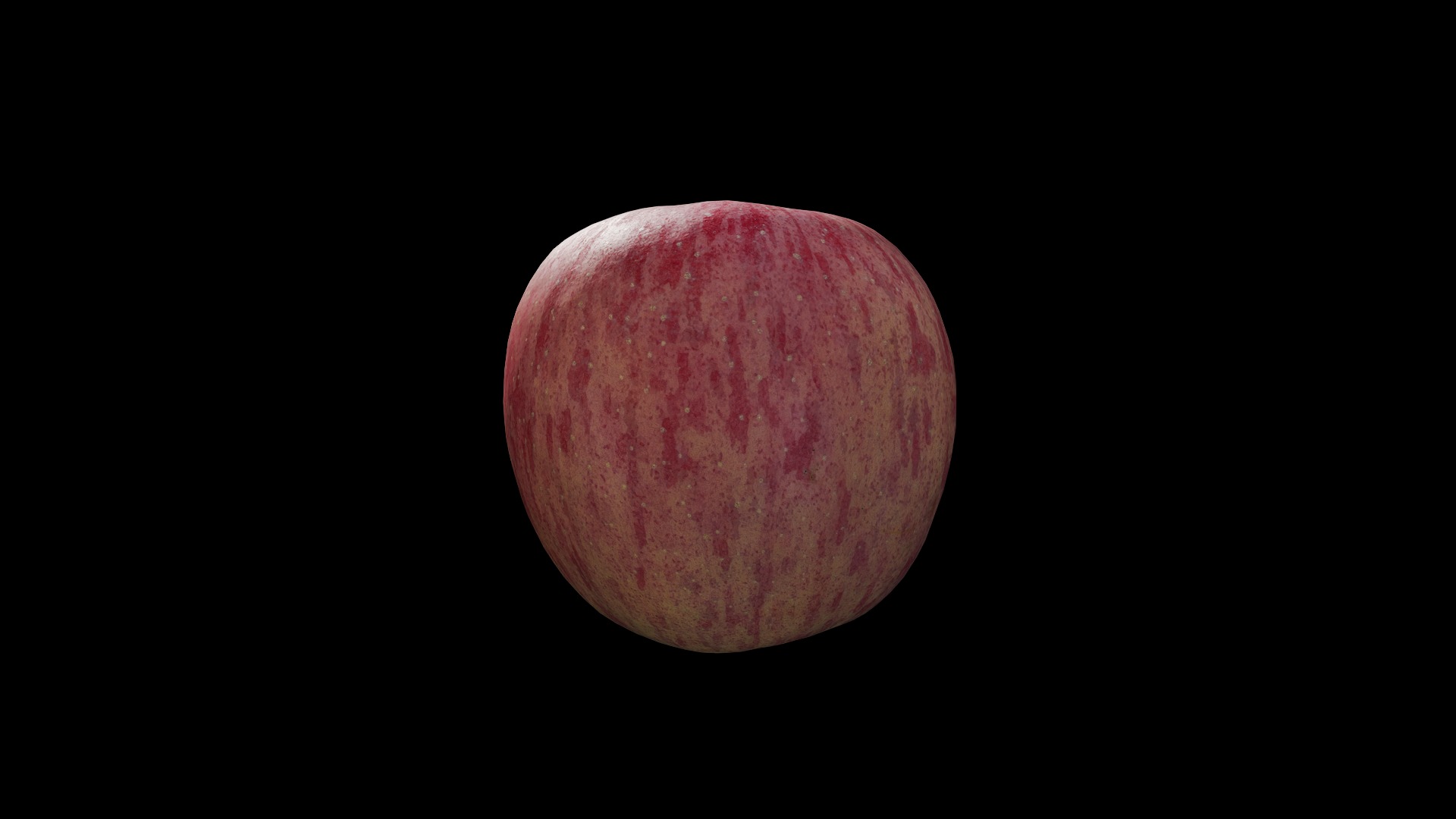 Anydrafts Apple 08 Low-poly 3D model_4