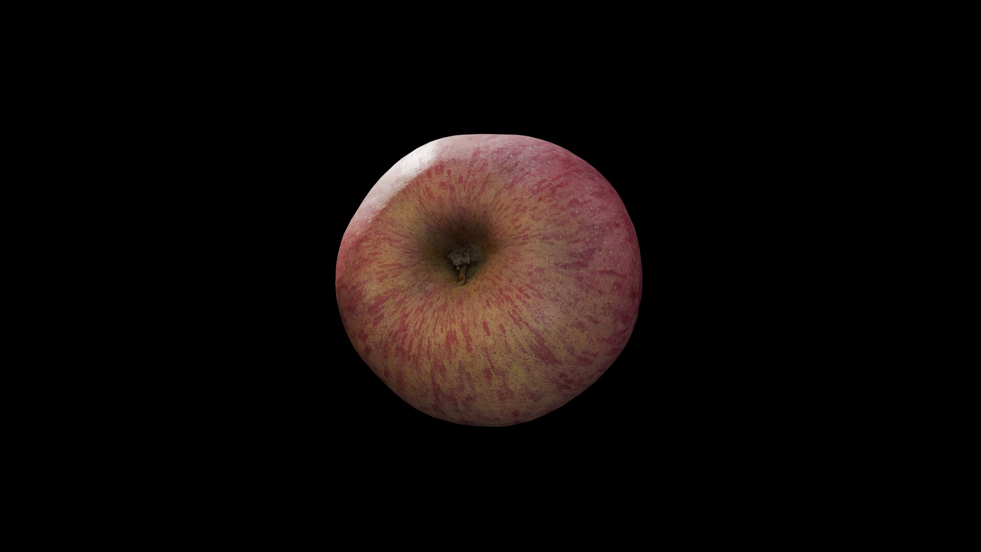 Anydrafts Apple 08 Low-poly 3D model_7