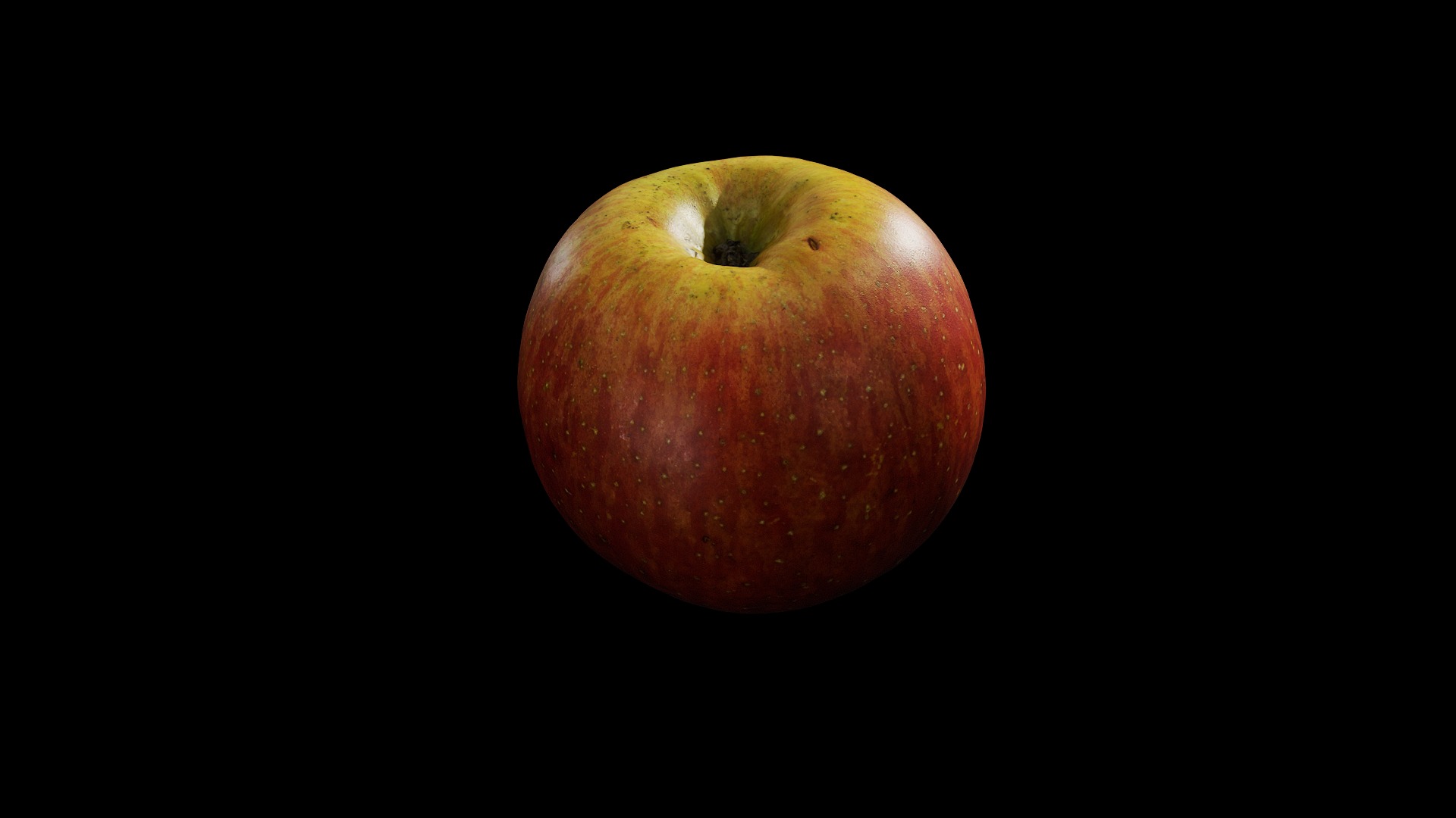 Anydrafts Apple 09 Low-poly 3D model_7