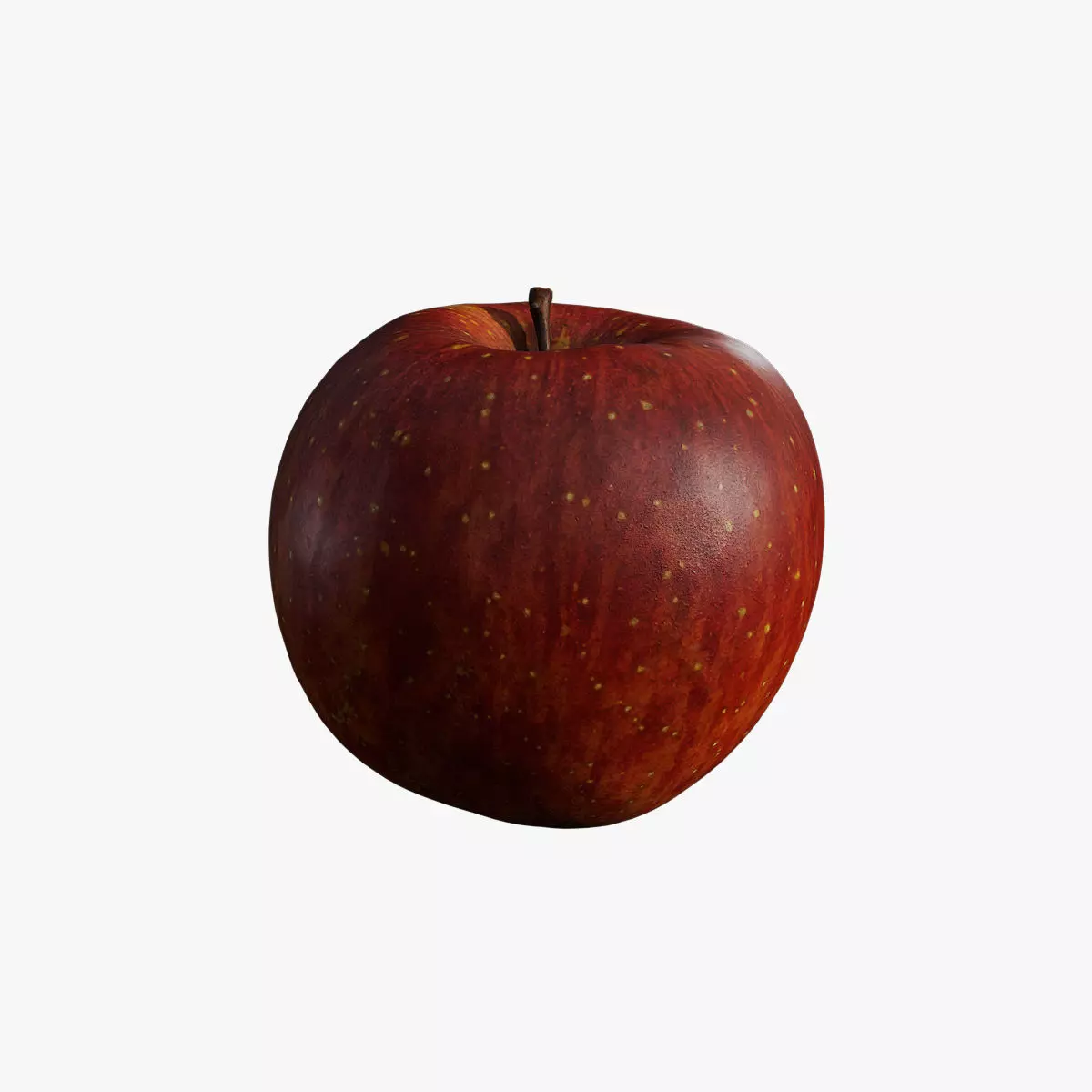 Anydrafts Apple 09 Low-poly 3D model_0
