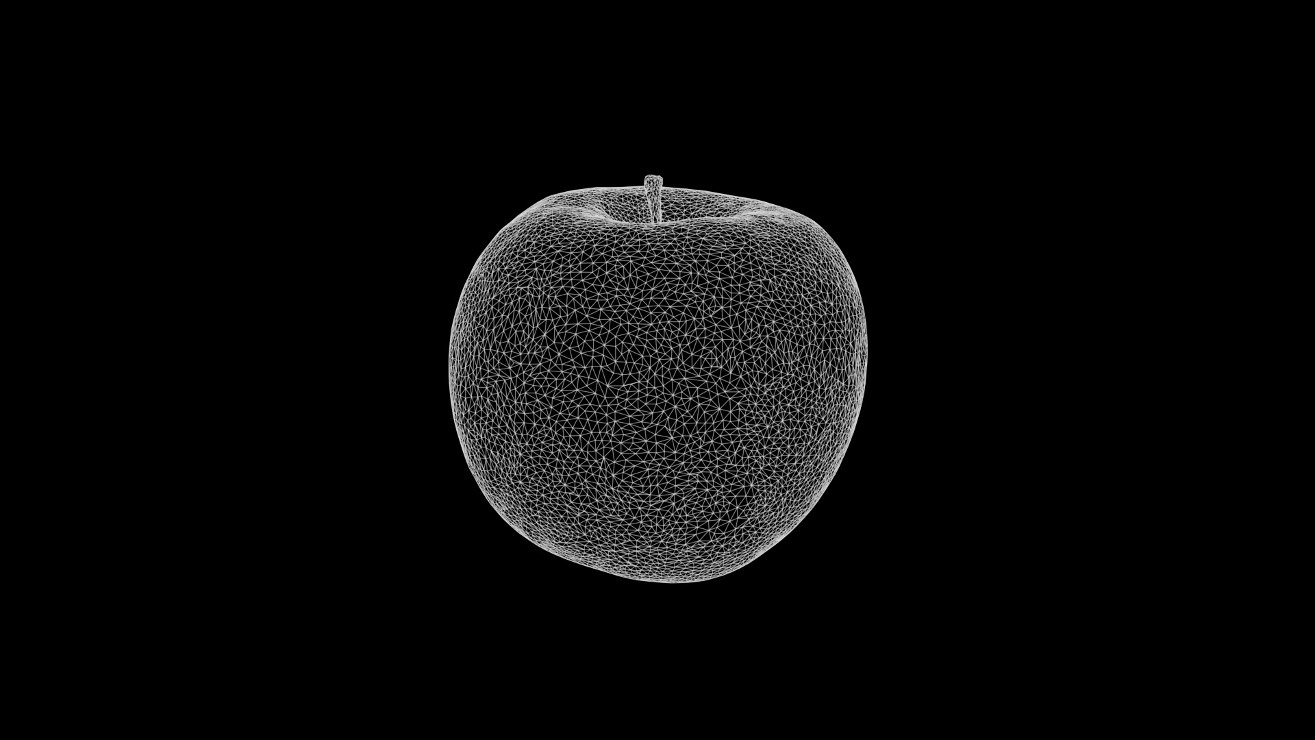 Anydrafts Apple 09 Low-poly 3D model_3