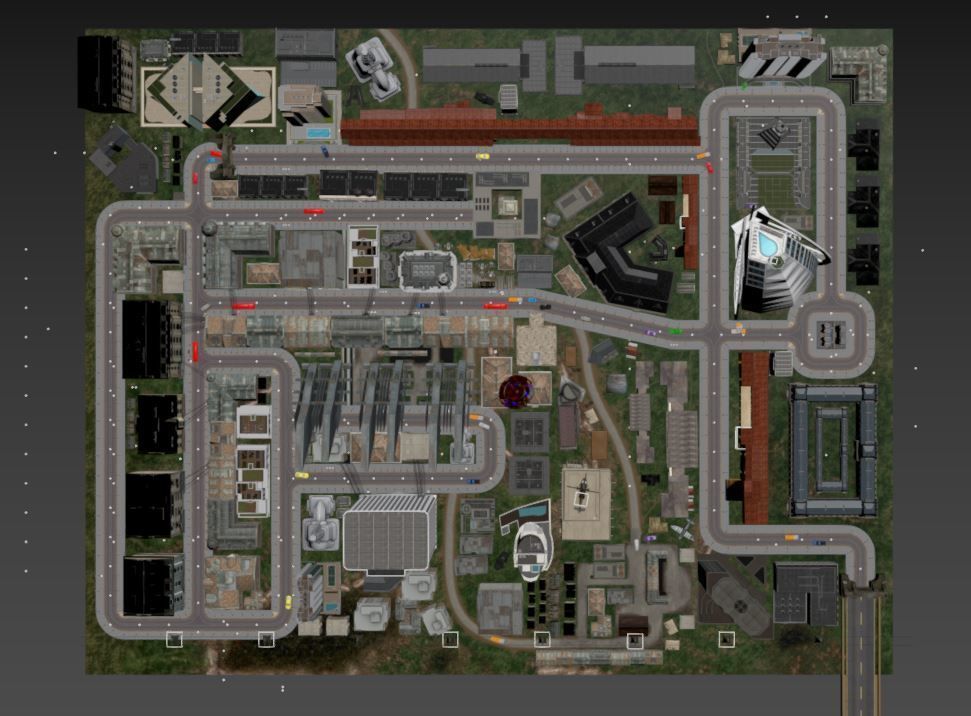 City Map 3D model_7