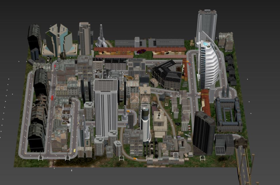 City Map 3D model_8