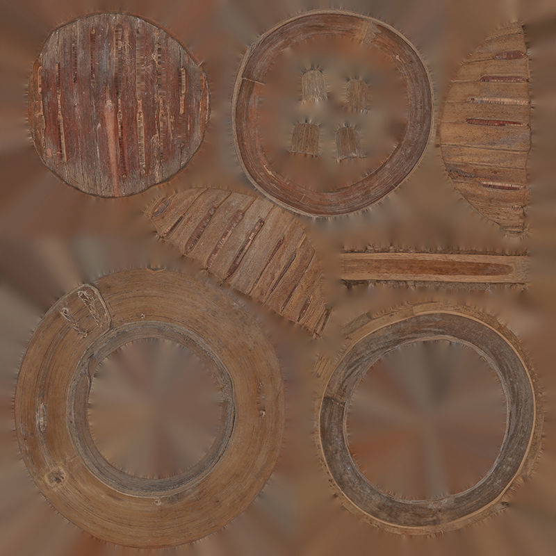 Anydrafts Bamboo steamer 01 Low-poly 3D model_1