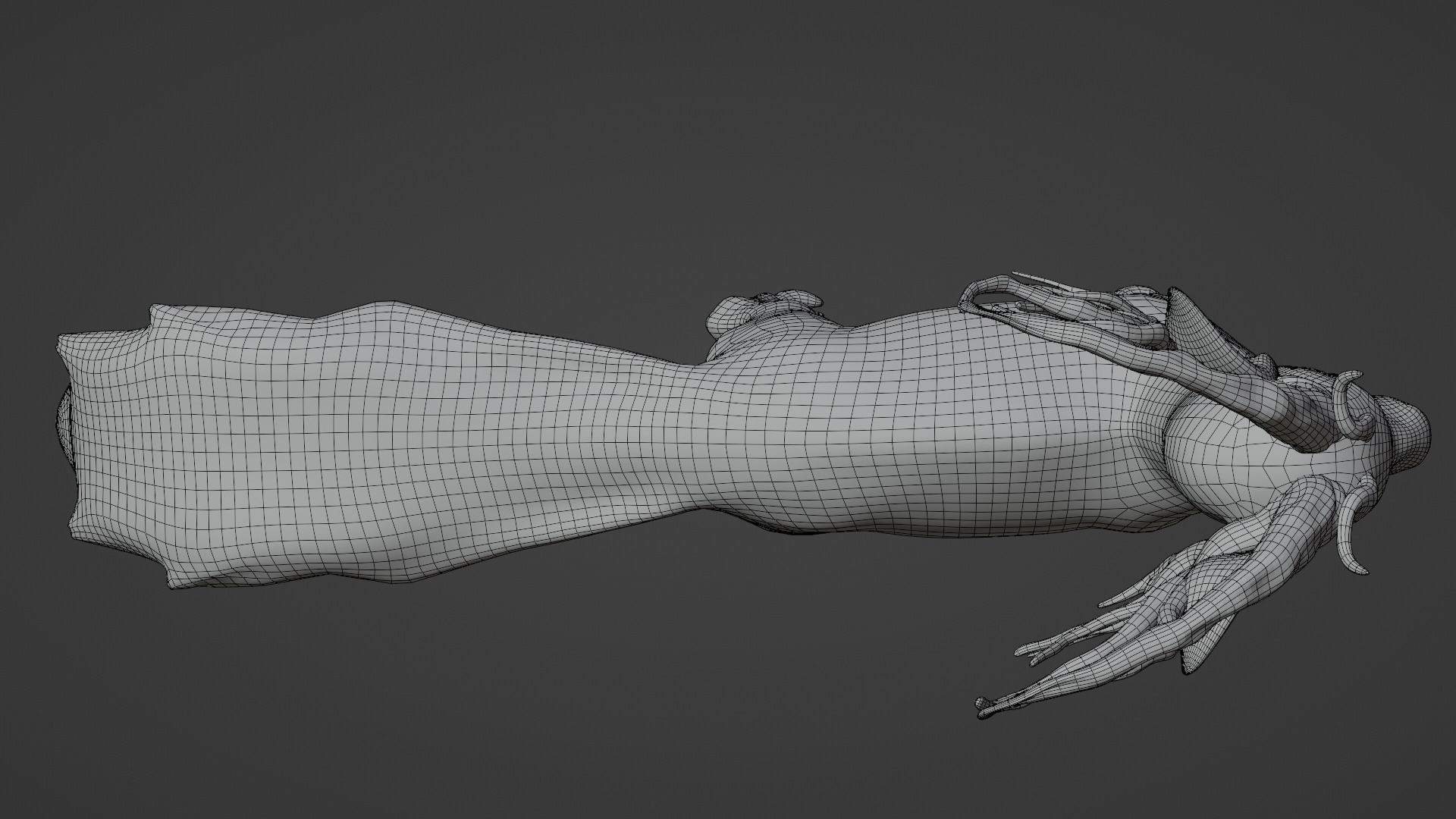 pretty mouse deer Low-poly 3D model_5