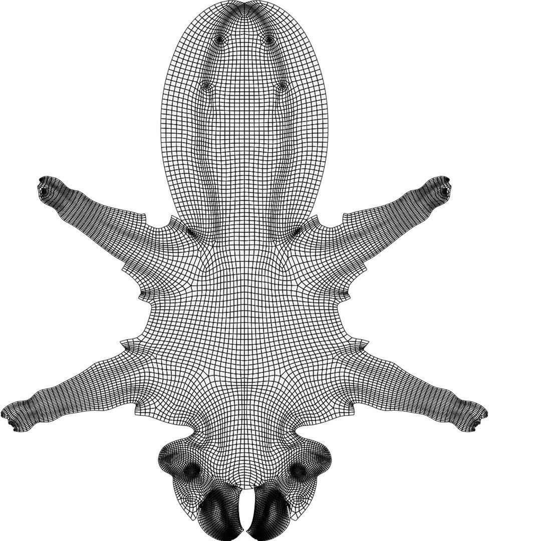 pretty mouse deer Low-poly 3D model_7