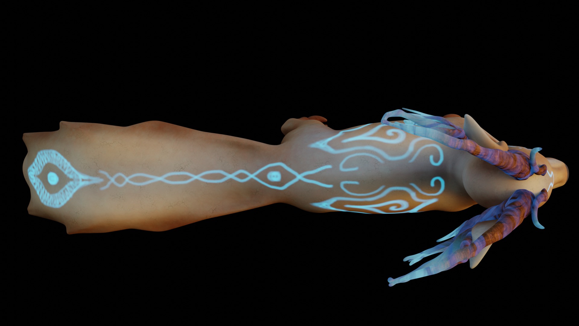 pretty mouse deer Low-poly 3D model_2