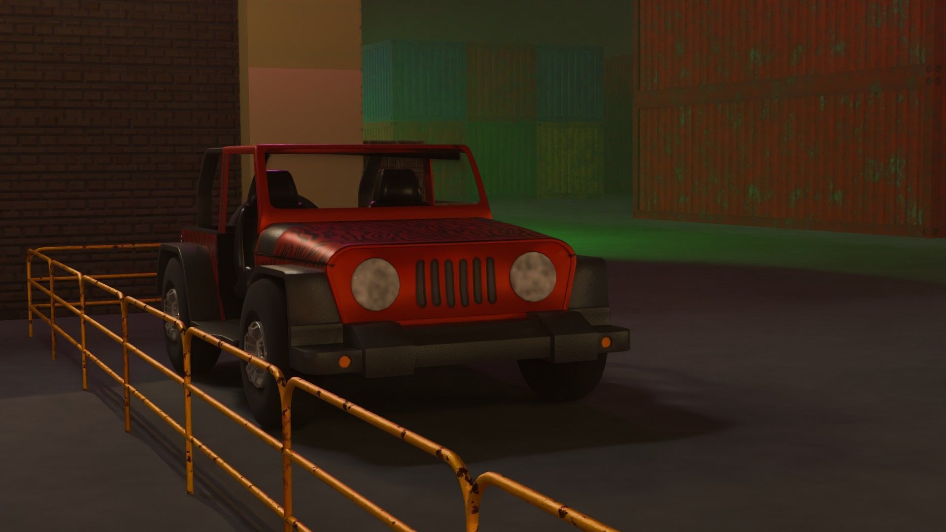 Harbor Port - Game Ready - PBR Low-poly 3D model_25