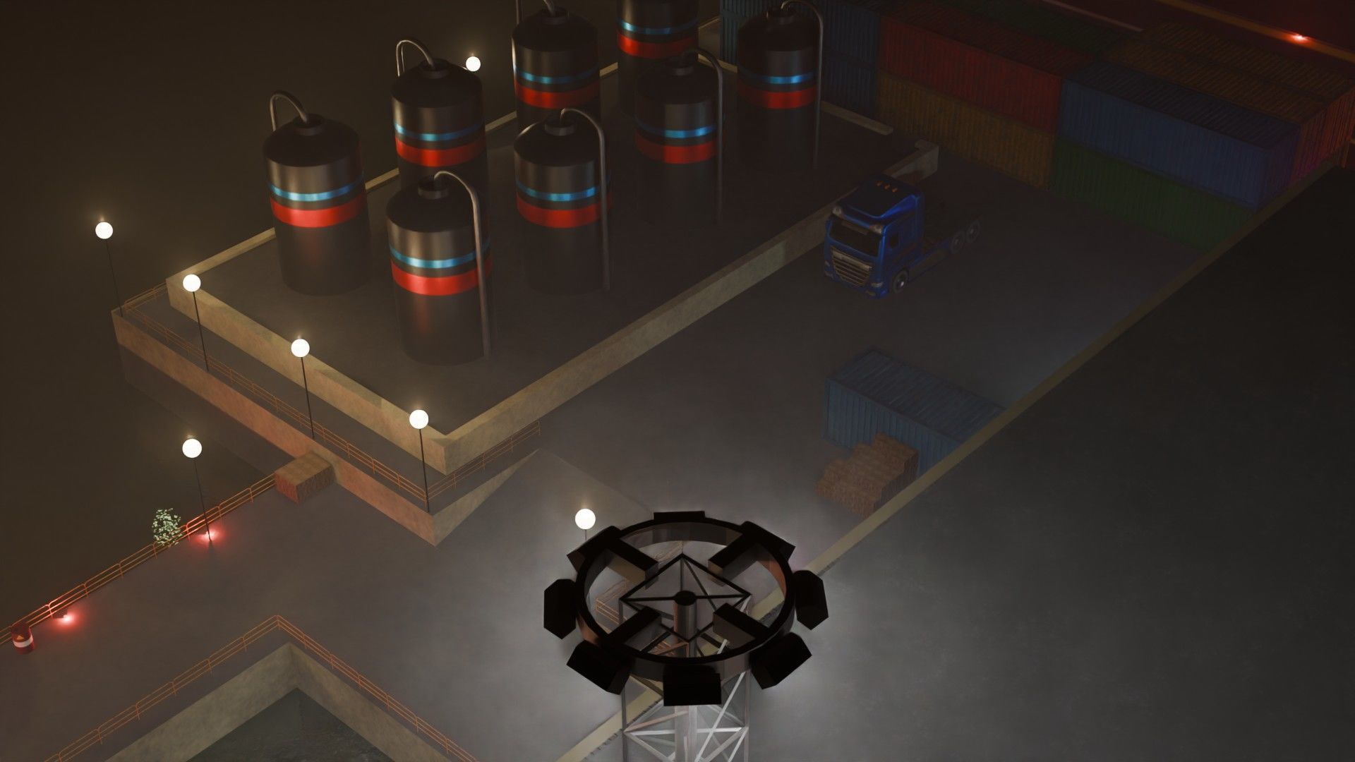 Harbor Port - Game Ready - PBR Low-poly 3D model_19