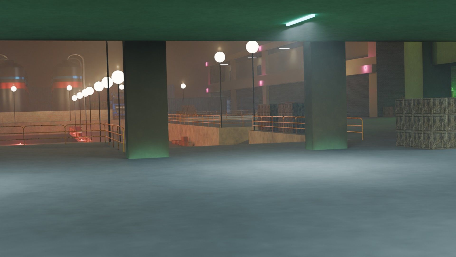 Harbor Port - Game Ready - PBR Low-poly 3D model_29