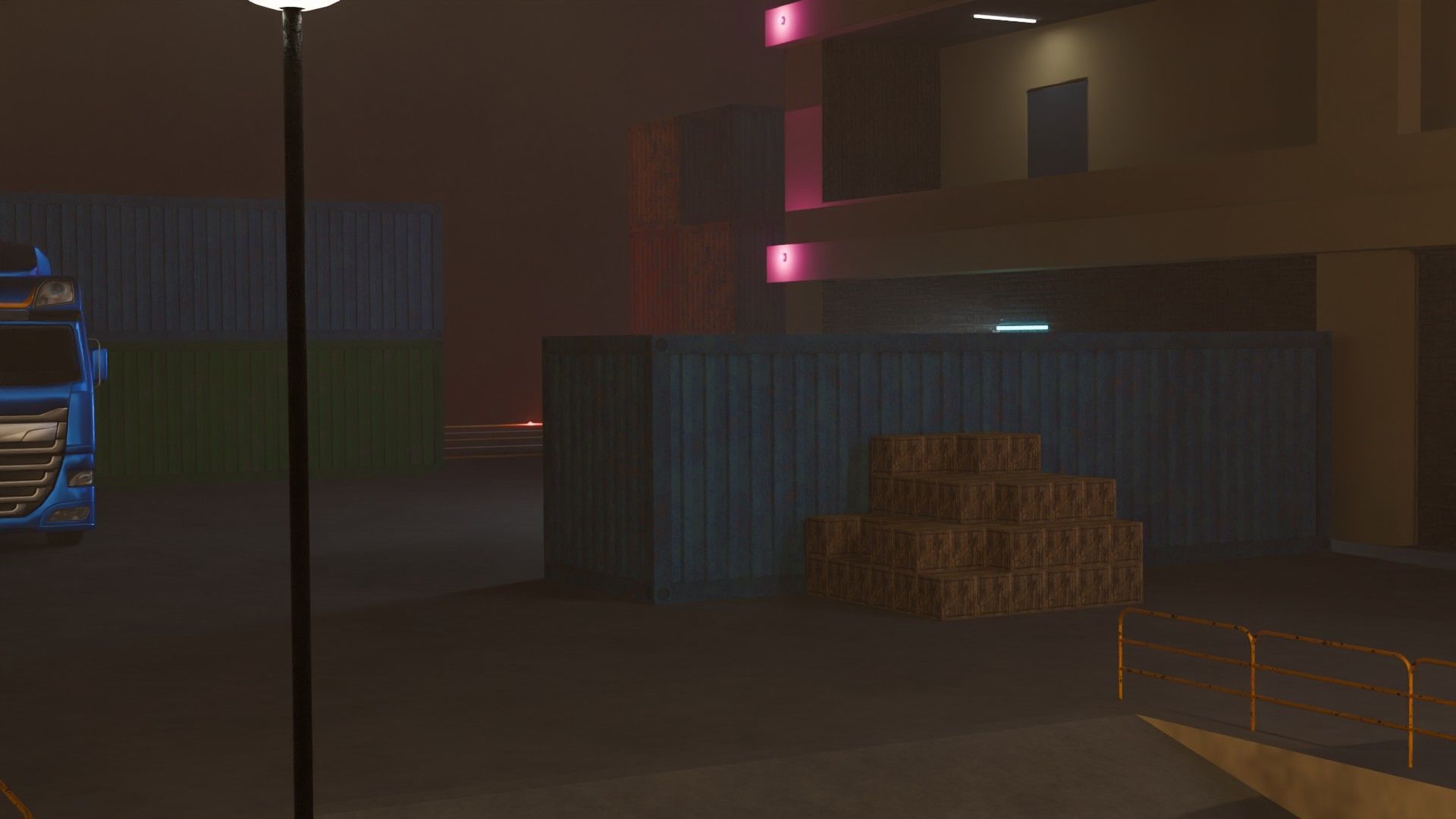 Harbor Port - Game Ready - PBR Low-poly 3D model_23