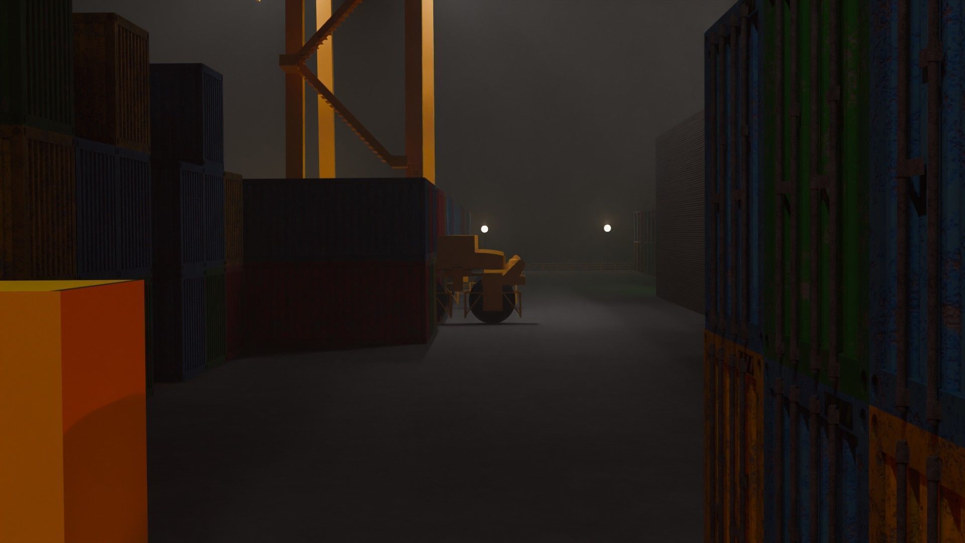 Harbor Port - Game Ready - PBR Low-poly 3D model_27