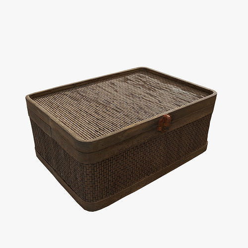 Anydrafts Decorative box 01 Low-poly 3D model
