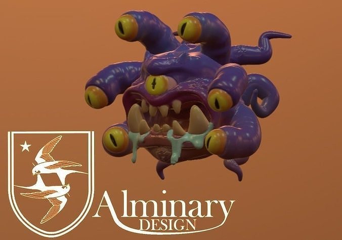 Beholder - tabletop miniature 3D print model