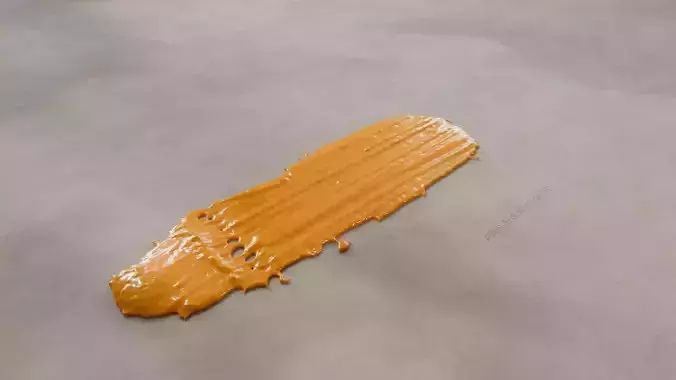 Animated Paint And Cosmetic Cream Smears And Smudges 3D Models 3D model
