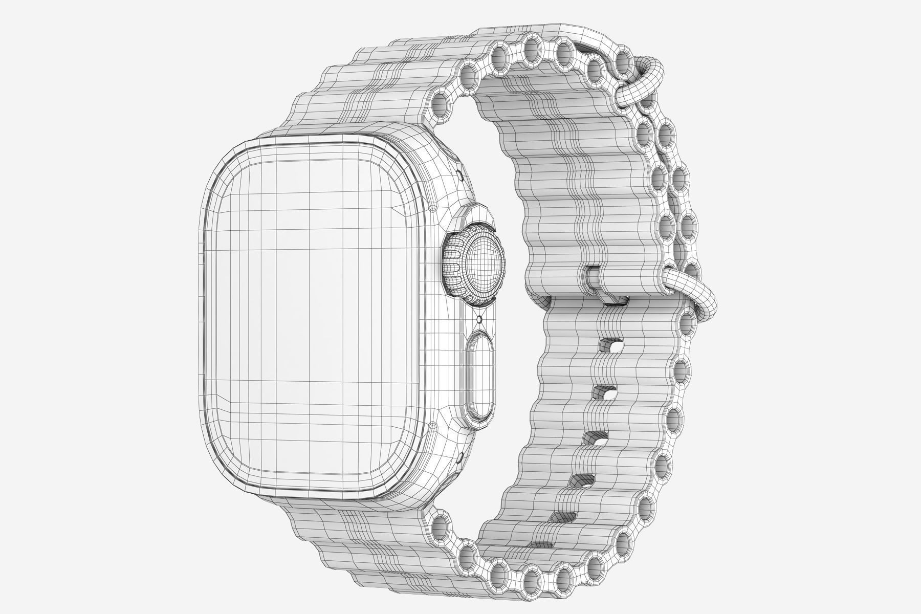 Apple Watch Ultra 2 All colors 3D model_31