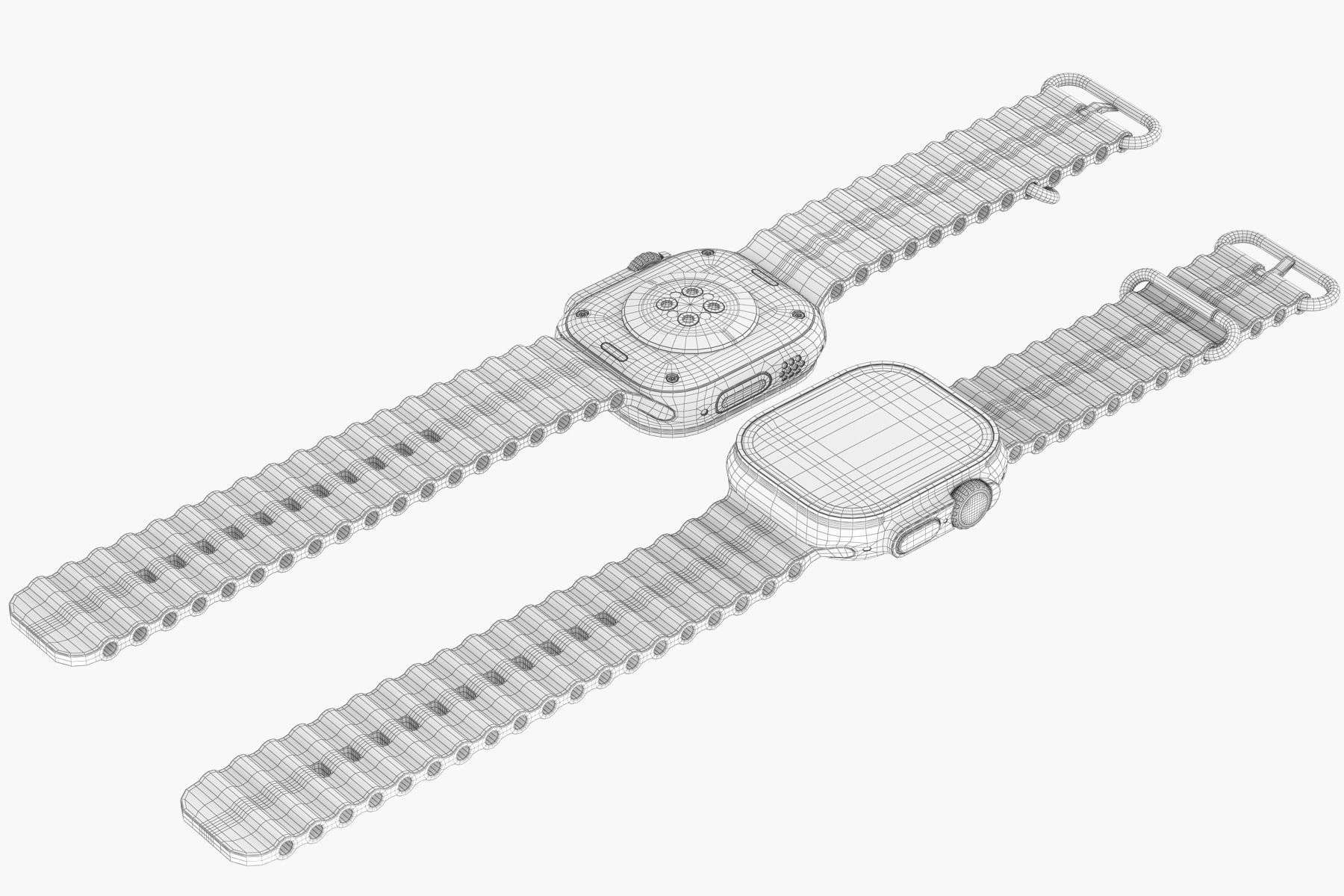 Apple Watch Ultra 2 All colors 3D model_26