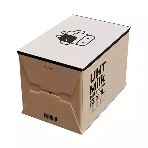 12 X 1 L Milk Carton Package