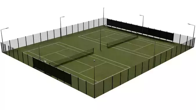 Tennis Court 3D model