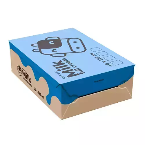 40 x 125 ml Milk Carton Package
