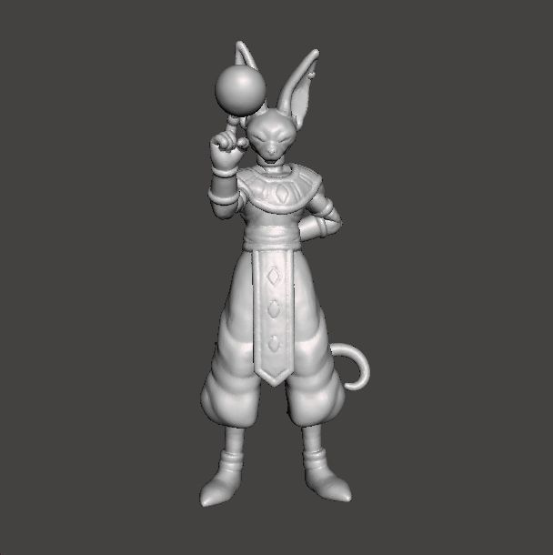 Beerus Model DB BEERUS GOD OF DESTRUCTION MINIATURE MODEL FANTASY GAMES RPG 3D model ...