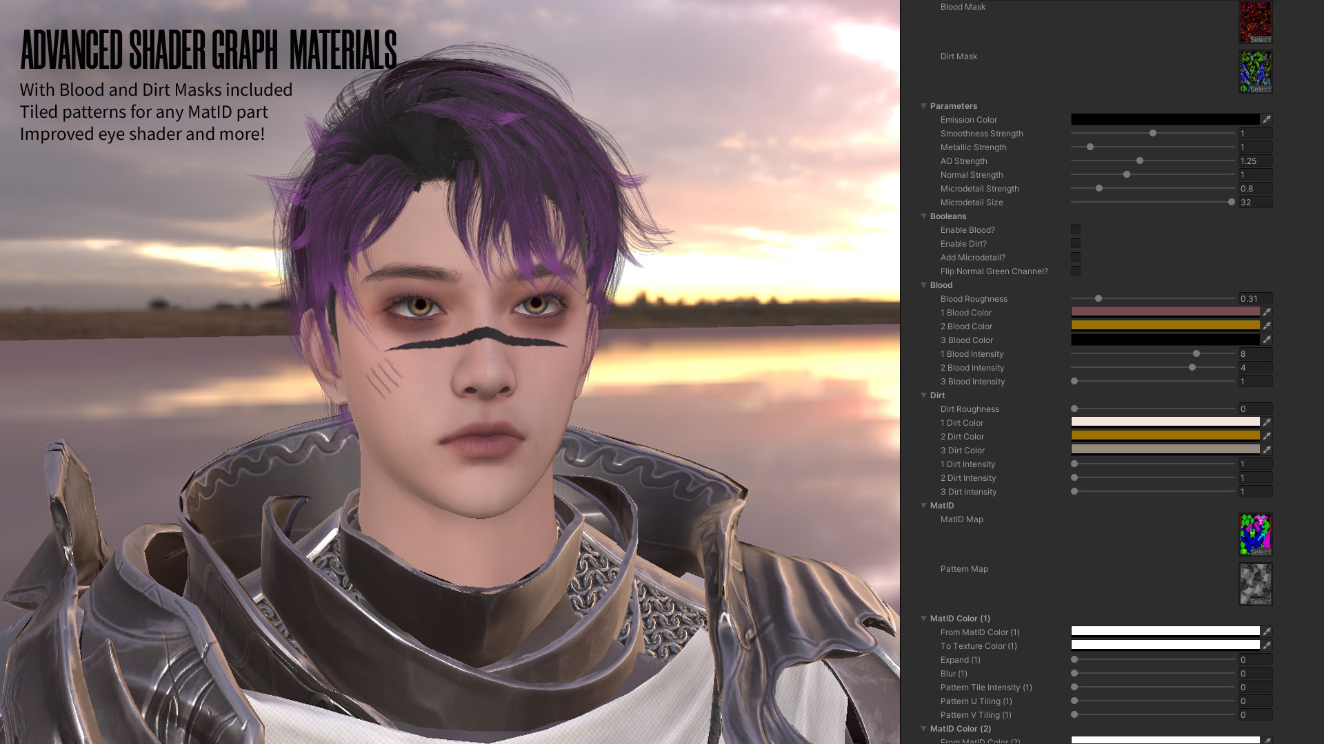 Inquisitor - RPG Dark Fantasy Modular Female and Male Characters Low-poly 3D model_18