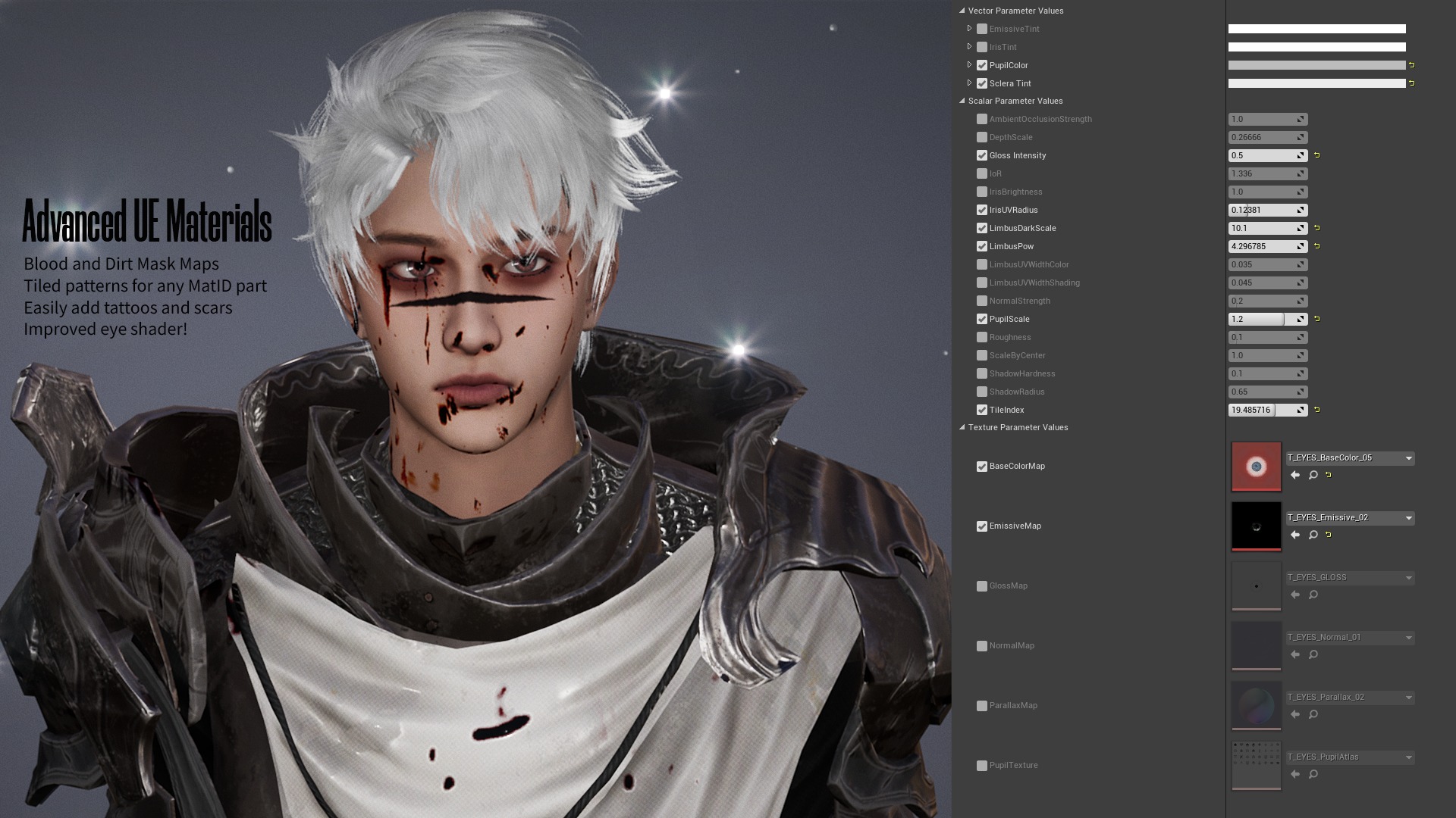 Inquisitor - RPG Dark Fantasy Modular Female and Male Characters Low-poly 3D model_16