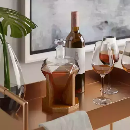 Jaden Diamond Whiskey Decanter