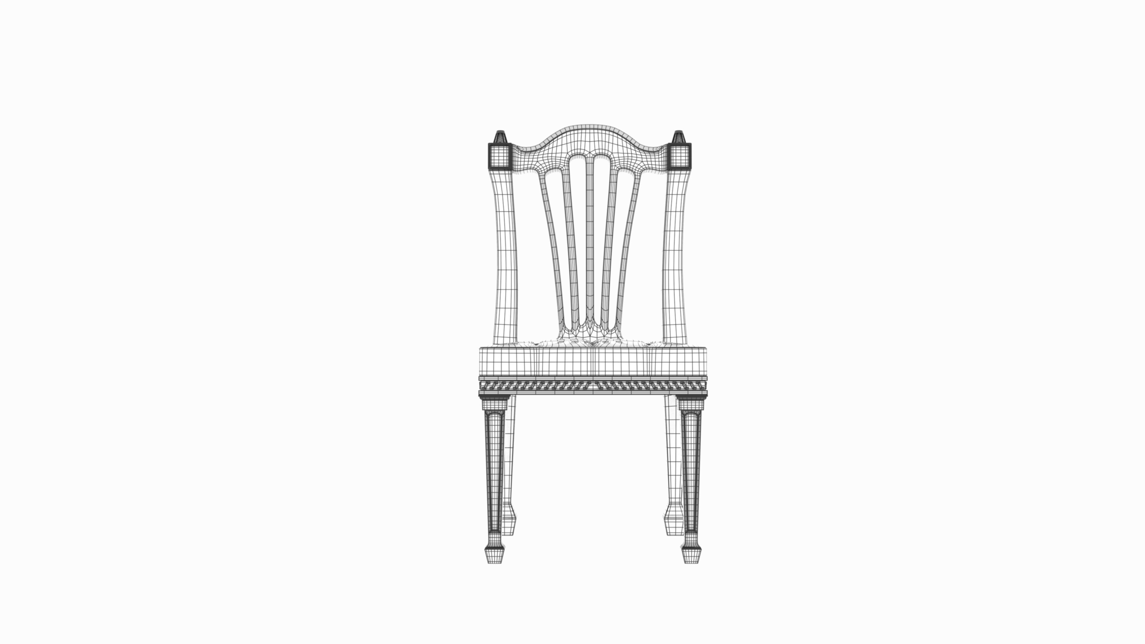 Chair C6 3D print model_7