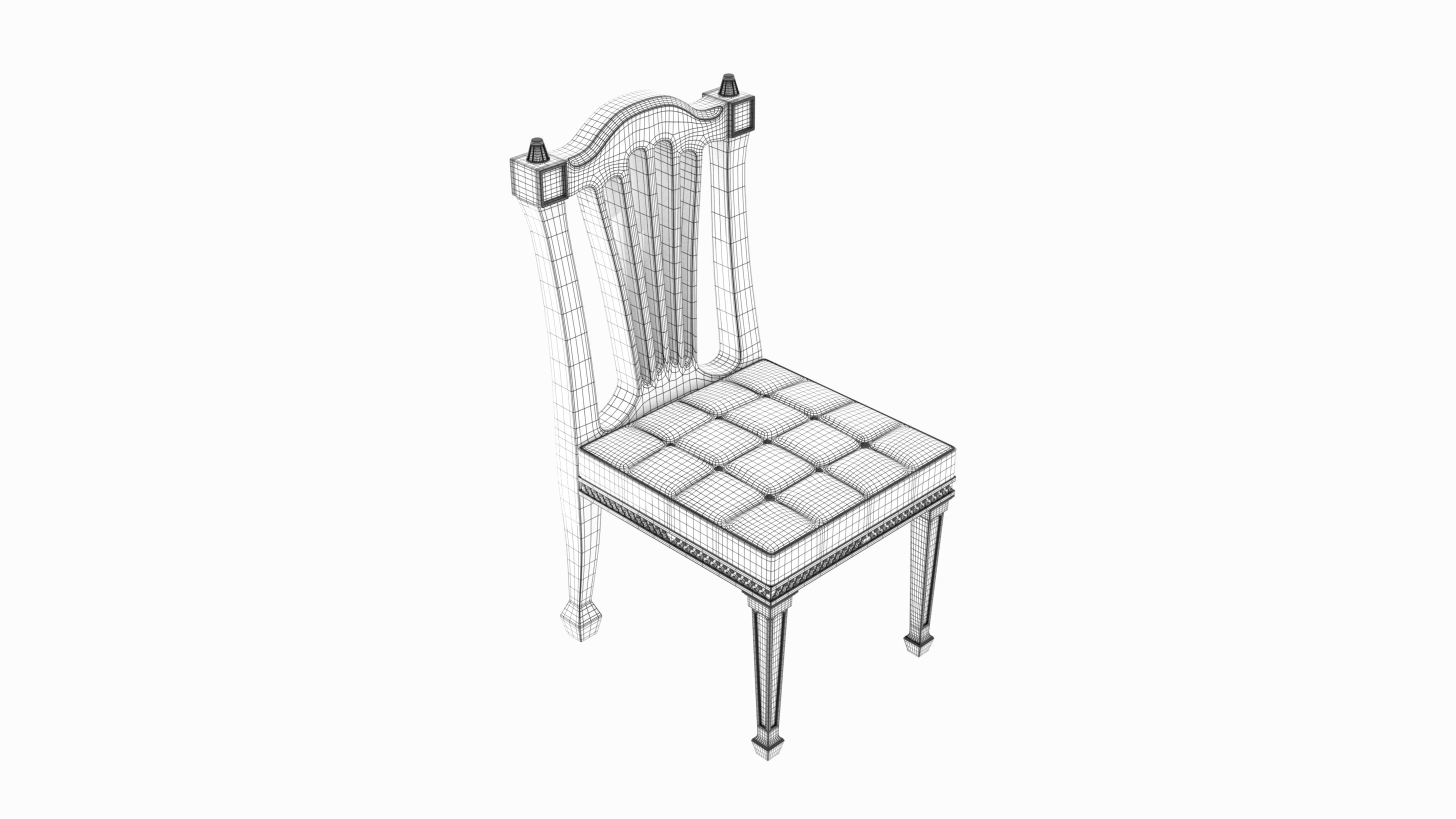 Chair C6 3D print model_6
