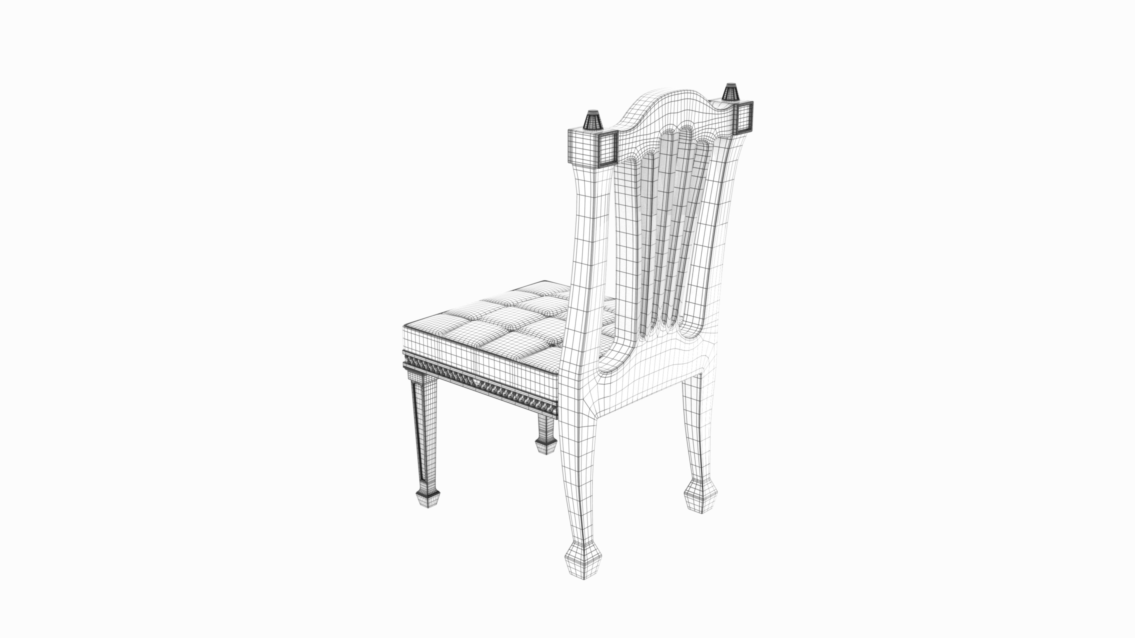 Chair C6 3D print model_8