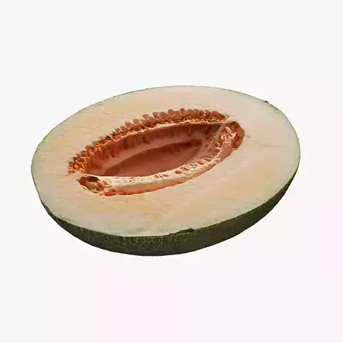 Anydrafts Cucumis melo hami 02 Low-poly 3D model