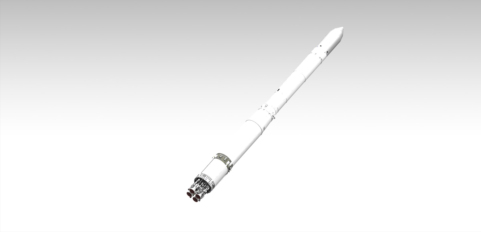 Korea Space Launch Vehicle-2 3D model_5