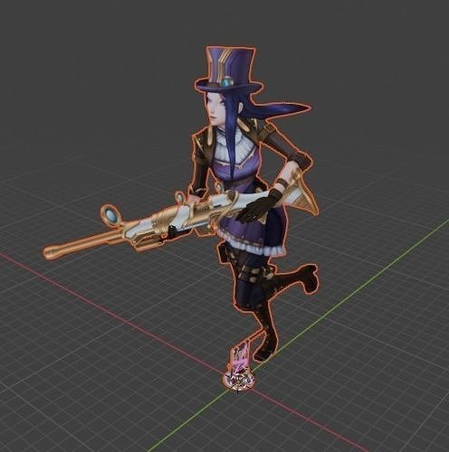 Caitlyn Kiramman 3D model