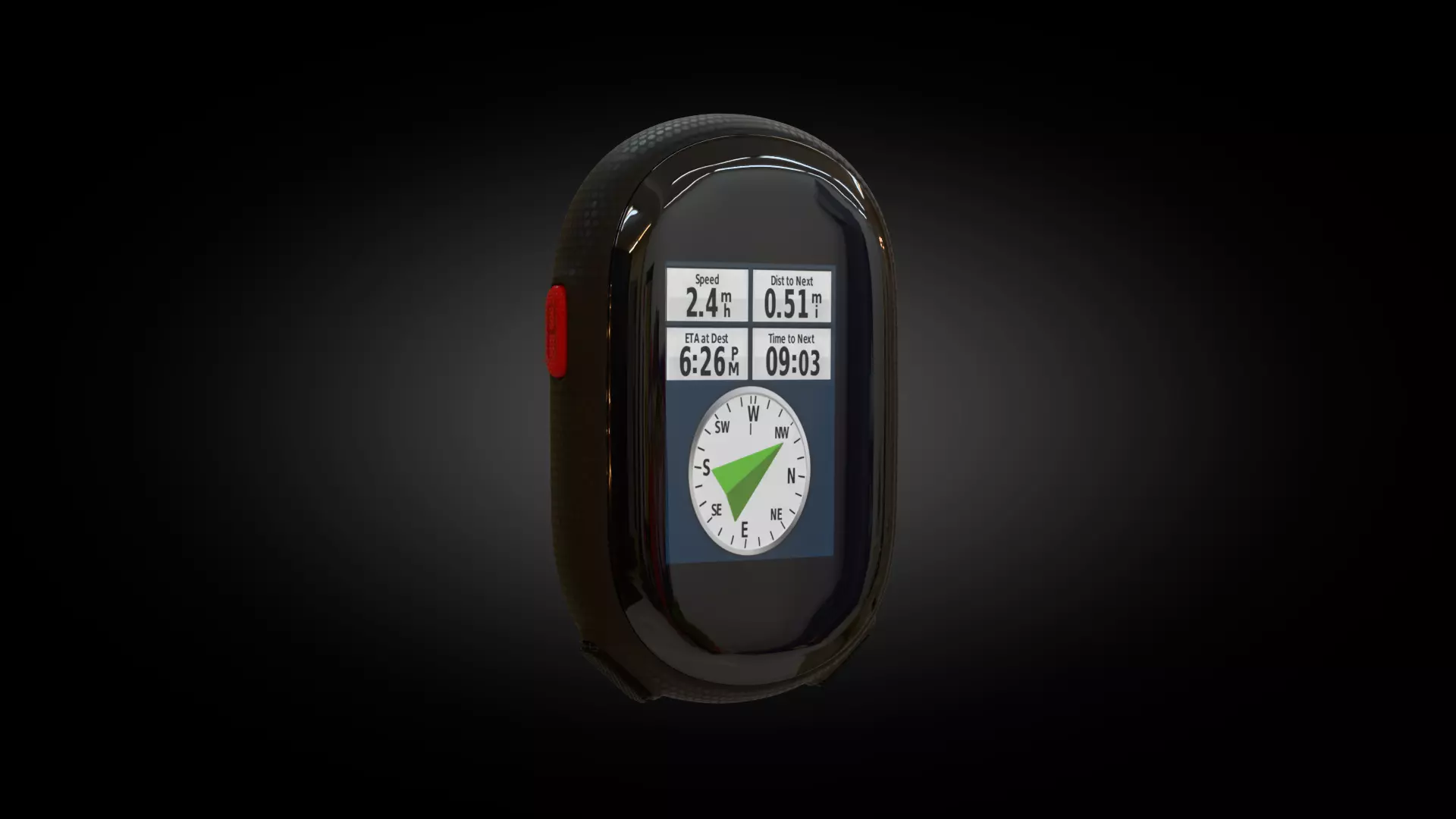 Cycling computer Free 3D model