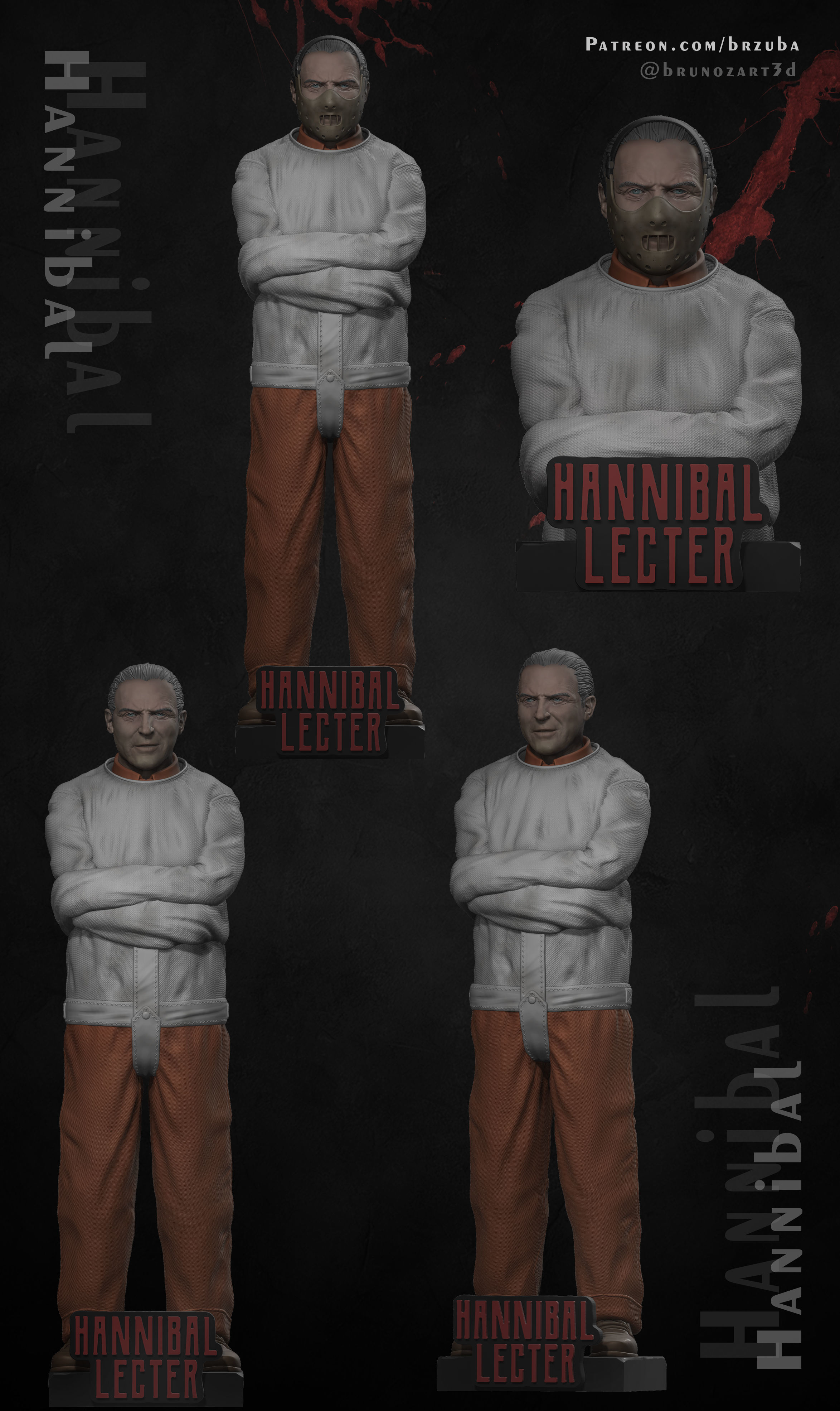 Hannibal Lecter  3D print model_1